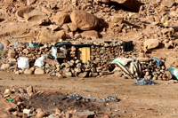 Жилище бедуина из камней