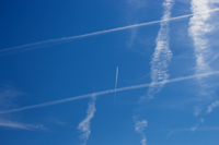 фото самолета в небе